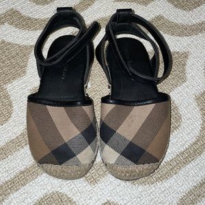 Authentic Burberry kids shoes